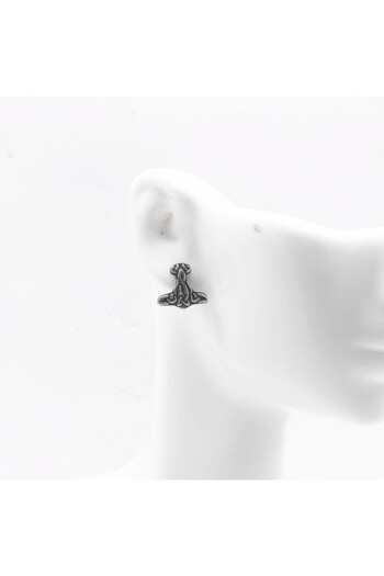 Viking Nordic Mythology Thor 316L Stainless&Blackened Steel Earrings