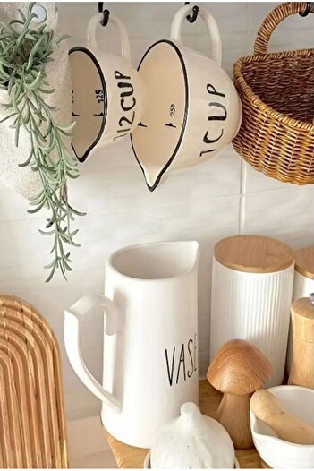 Home 2'Li Seramik Ölçü BardağıÖlçü Kabı 250 ML /500 ML