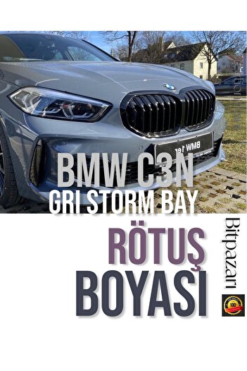Flea Market BMW الفئة الأولى C3N GREY STORM BAY - طلاء احترافي 25 مل