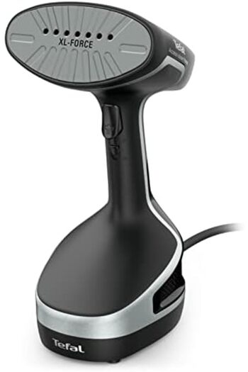 TEFAL Handheld Clothes Steamer, Powerful 90g/min Steam Boost, Ready to Use in 25 Seconds, Black and