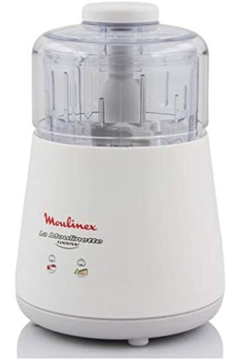 Moulinex Vegetable Chopper | 4in1 La Moulinette | 1000W | 500ml | White | Easy Cleaning