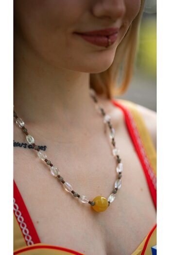 Miss Boheme Amberlin Necklace