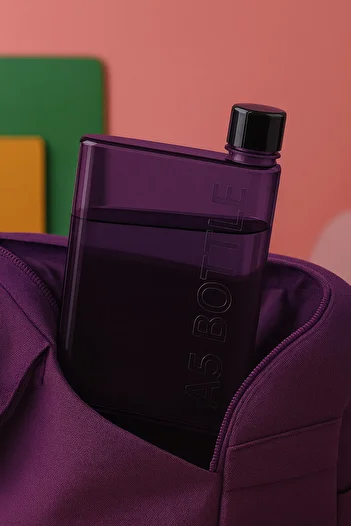 NY HOME A5 Beverage Bottle Purple 430 ml