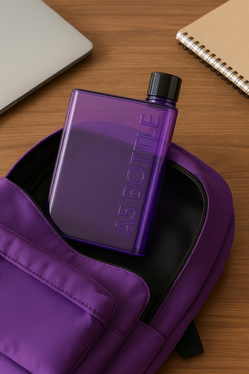 NY HOME A5 Beverage Bottle Purple 430 ml