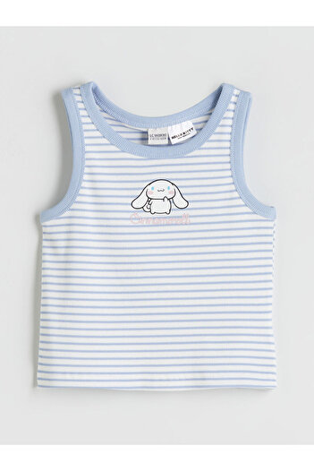 LC Waikiki Quality Parts from Celebi Store |   Crew Neck Cinnamoroll Printed Girl's Crop Undershirt