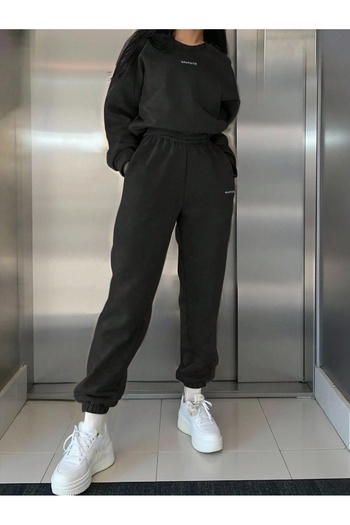 macklin Unisex Ανδρικά Γυναικεία Σετ φόρμας με στάμπα γραφίτη με 3 κλωστές