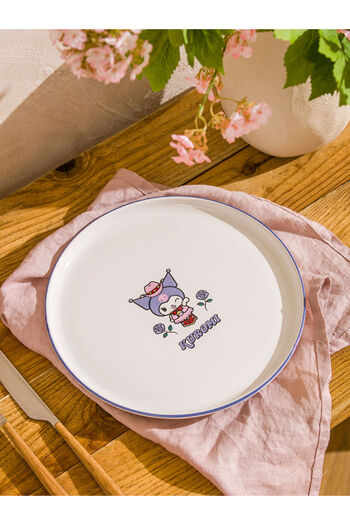 LC Waikiki Sparkling Selections from Shining Store |   Kuromi Printed Ceramic Cake Plate 22 cm