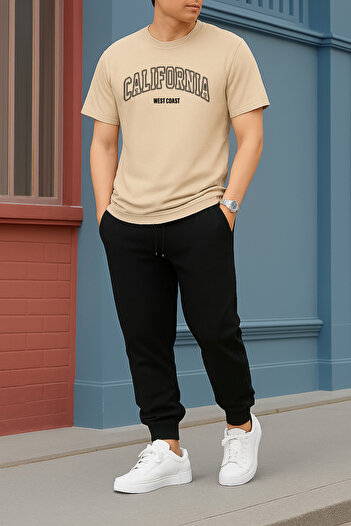 Trend Sizde Σετ φόρμας Unisex California West Coas με στάμπα επάνω και κάτω