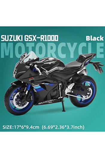 choice2 BLACK CCA 1:12 Scal SUZUKI GSX1000 Diecast Motorcycle Model - Realistic Design, Ideal for Bike Enthu
