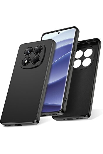 Fibaks Case for Xiaomi Redmi Note 14 Pro Case Velvet Launch Soft Soft Liquid Silicone Camera Protection Cover