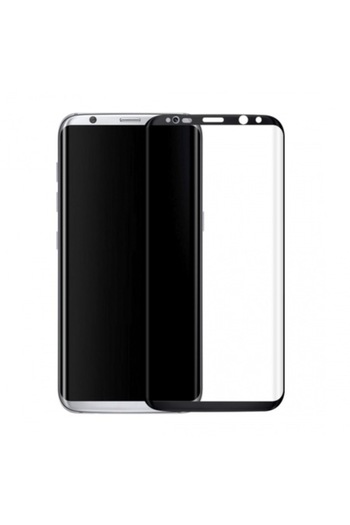 Bibilel Protector de ecran din sticlă securizată 9H pentru Samsung Galaxy S8, cu cadru de poziționare