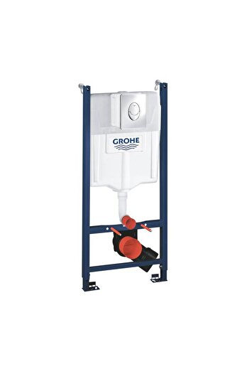 Grohe Concealed Cistern + Round Flush Plate