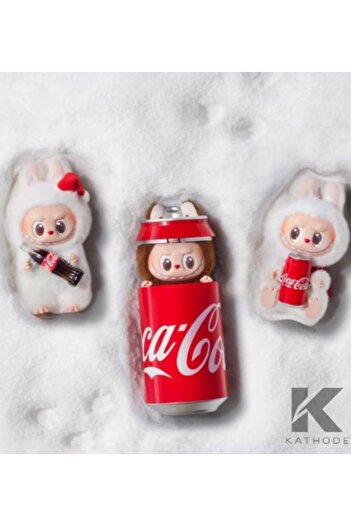 Pop Mart Collectible doll, LABUBU – Monster Coca-Cola Series – Foldable box, 17cm, K KATHODE