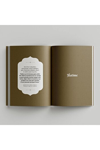 Bi Dünya Haber Tefsir Agenda Green Color Thin Cardboard Cover