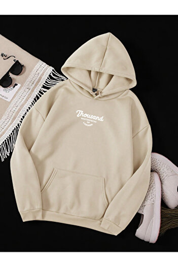 uyguntarz Φούτερ Unisex Thousand Printed Oversize