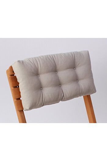 ALTINPAMUK Bistro Kitchen Garden Chair Cushion with Backrest Gray 18 (Cushion and Back Cushion)