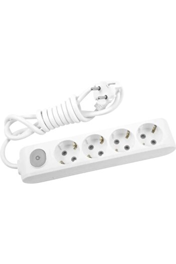 PANASONIC Extension cord 4 sockets 5 meters + switch X-tendia Panasonic, White