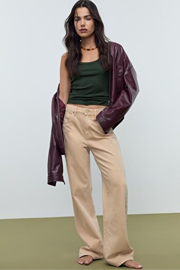 Stradivarius D92 straight wide jeans