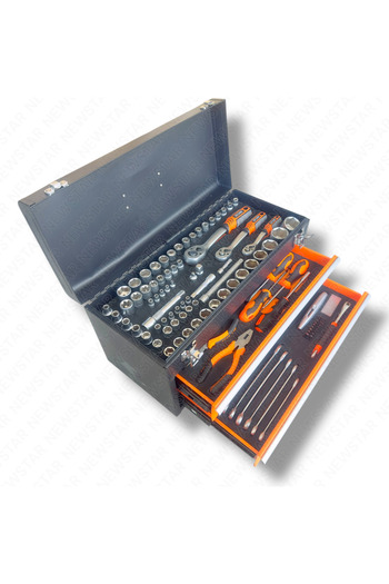Newstar Full Professional Germany 72 Dis Oblique Circir 225 Piece Socket Set Auto Repairman Full Set 1/2-3/8-1/4