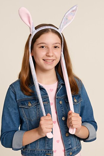 New Obsessions Rabbit Sequin Moving Ear Crown
