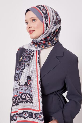 Levidor K.Gray Edge Speckle Pattern Indian Silk Shawl