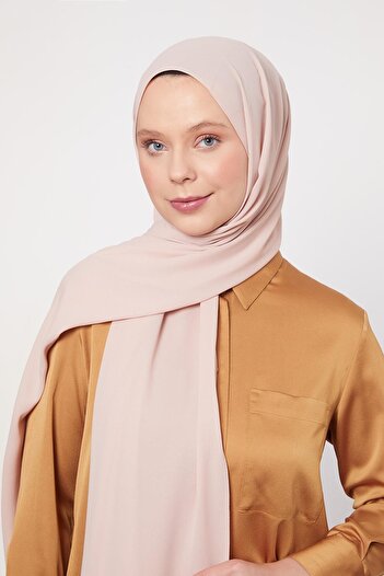 Levidor Light Salmon Lux Chiffon Shawl
