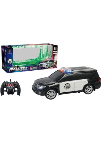 Toybox R/C Remote Control Battery Operated Police Car For Kids