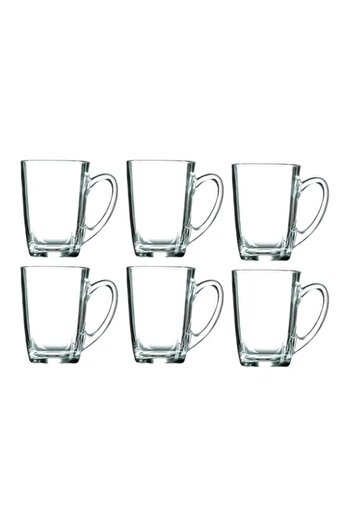 Luminarc 6-Piece New Morning Mug Set Clear