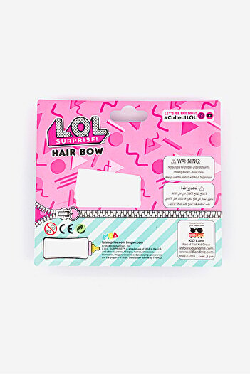 L.O.L. SURPRISE Kids Girl Printed Bow Hair Clip, Green