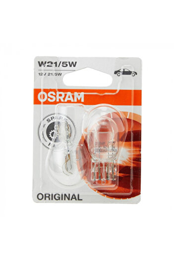 Osram Set 2 Becuri 12V W21/5W Osram, Original Blister
