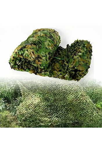 zola Camouflage net, Zola, water resistant, oxford polyester, 3 x 6 m, easy to install, green