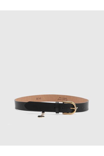 İLVİ Carles Women's Belt Black Genuine Crocodile Leather