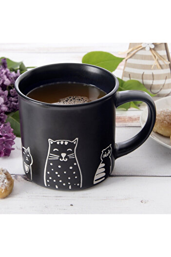 shumee Black Cats Ceramic Mug 500 ml