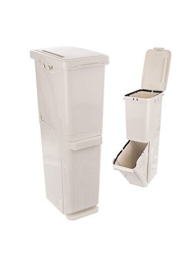 shumee Plastic waste sorting container 2x17.5 l