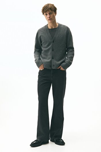 H&M Tüylü Hırka Regular Fit