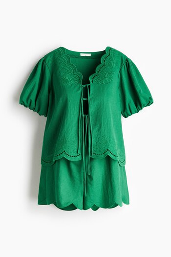 H&M MAMA 2 Parçalı Dalgalı Kenarlı Set