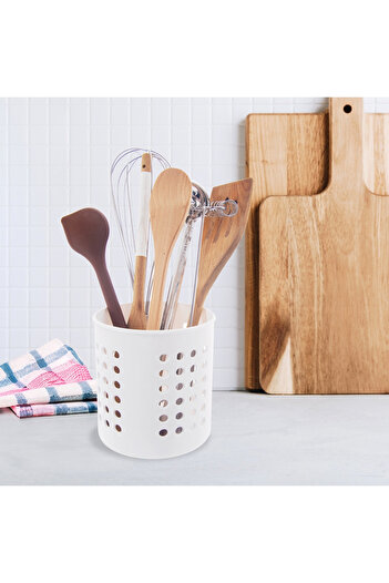 shumee White kitchen utensil drainer