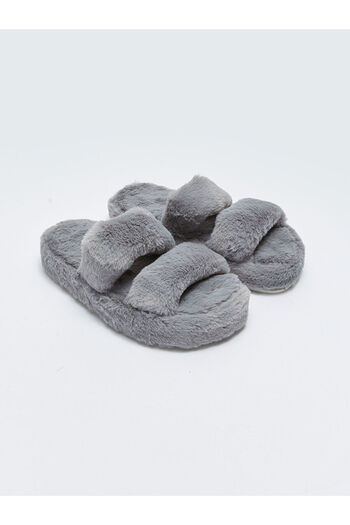 StWenn Plush Gray Women's House Slippers Comfortable and Stylish Winter Lightweight Non-Slip