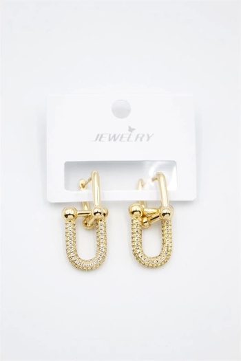 PRATİKOBA TF Chain Earrings - Gold