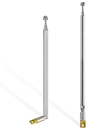 Generic FM Antenna DAB Radio Aerial DAB Digital TV Hybrid Radio Antenna 6 Section FM Aerial Telescopi