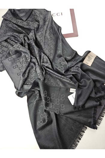 Webinay Home G Pattern Long Label Silk Wool Cotton Shawl Summer 4 Seasons Silk Scraf Hijab