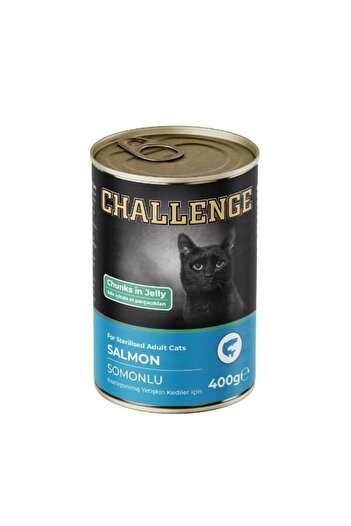 Challenge طعام القطط المعلب مع السلمون 400 غرام