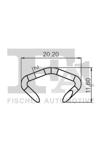 FA1 Clips pentru acoperire decorativă și protecție 12-40003.5