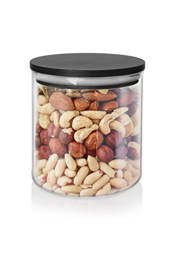 shumee Glass container for bulk products with lid and seal, 450 ml