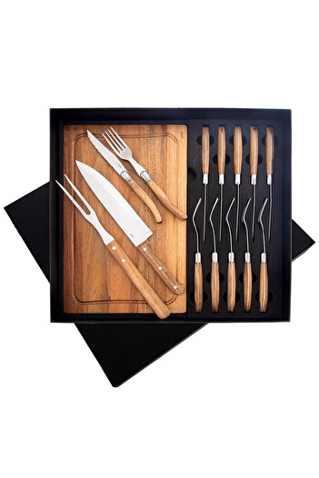 shumee Steel cutlery for steaks and burgers, 15 pieces.