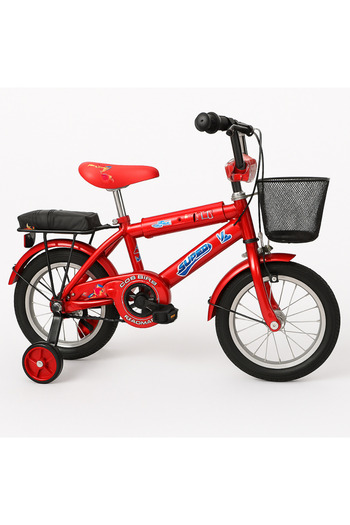rexa 12-Inch Kids’ Bicycle with Training Wheels and Front Basket – Beginner Friendly Ride