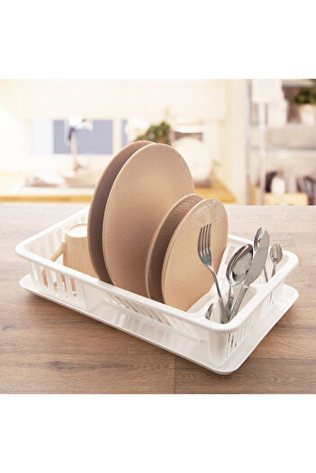 shumee White dish drainer 45.5x28x10 cm