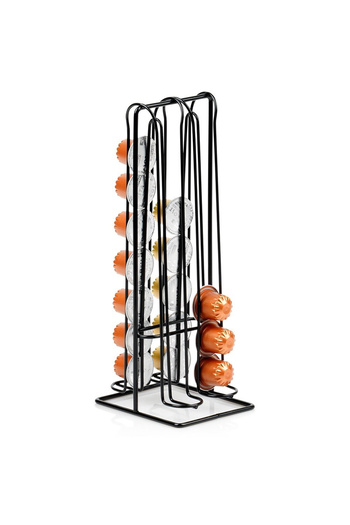 shumee Nespresso coffee capsule holder, metal, black, 30 cm