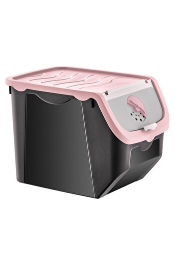 shumee Fruit and vegetable container with lid, pink, 12 l