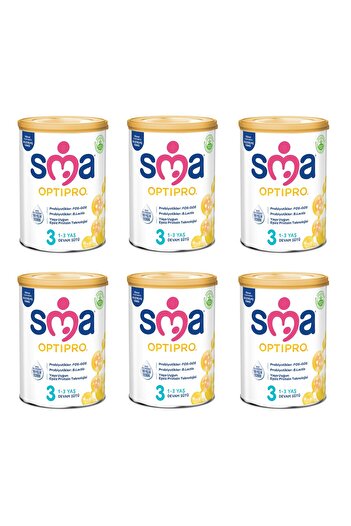SMA Optipro Probiyotik 3 Devam Sütü 800 G x 6 Adet